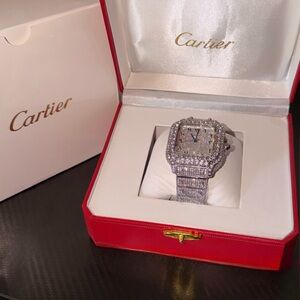Cartier Silver and Gold Men's Watch